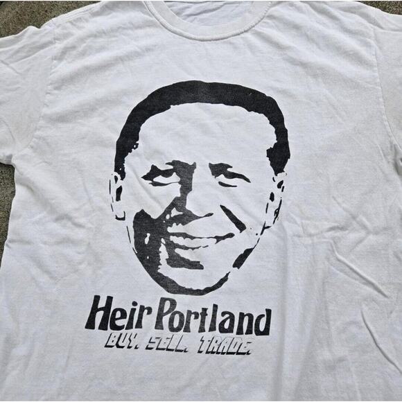 Y2k Heir Portland x Tom Peterson Face Graphic T Shirt Local Hook Ups Supreme - Picture 2 of 4